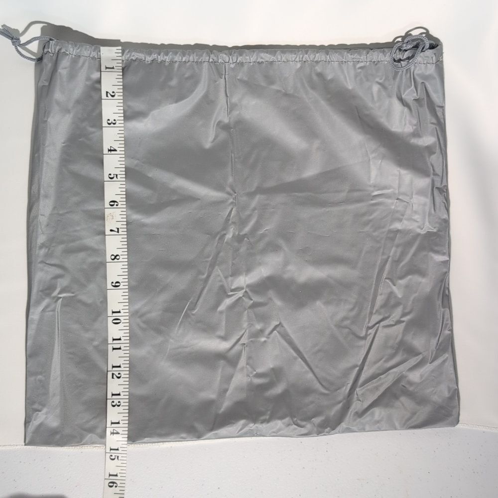 Prada Silver Drawstring Bag with Red Accent (plastic) - Picture 8 of 11